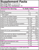 HAIR, SKIN & NAILS PASSION FRUIT - 60 Gummies