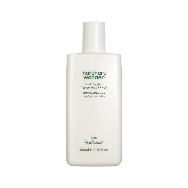 Haruharu Wonder - Black Bamboo Top-to-Toe SPF Veil SPF50+ PA++++, 100ml - Feel You