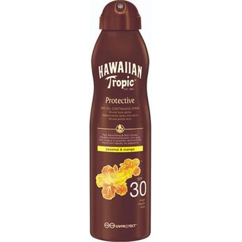 Hawaiian Tropic - Protective Dry Oil Continuous Spray SPF 30 - Dry suntan oil - 177ml - Feel You
