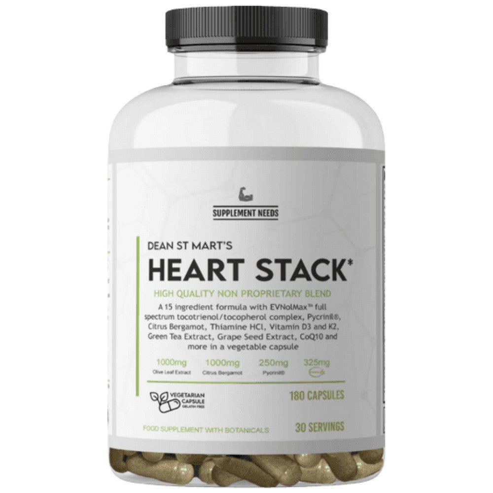 Heart Stack | with Olive Leaf & Bergamot - 180 капсули - Feel You