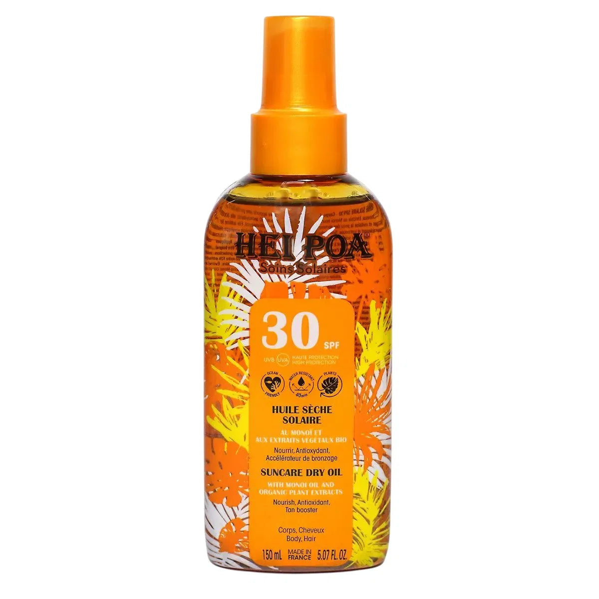 Hei Poa, Suncare, Sun Protection, Sunscreen Spray, SPF 30, 150 ml - Feel You