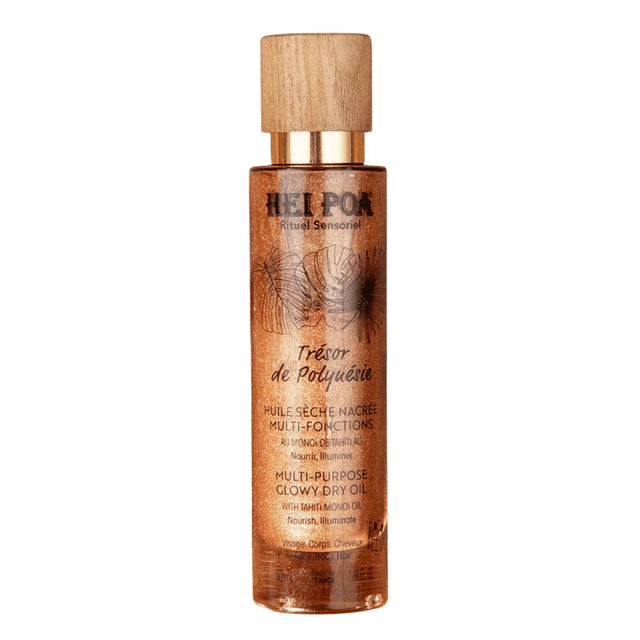 Hei Poa, Tresor De Polynesie, Monoi Oil, Glowing, Dry Body Oil, 50 ml - Feel You