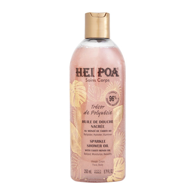 Hei Poa, Tresor De Polynesie, Sparkling, Shower Oil, For All Skin Types, 250 ml - Feel You