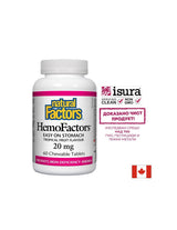 HemoFactors® / Желязо 20 mg х 60 дъвчащи таблетки Natural Factors - Feel You