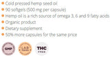 Hemp Seed Oil 500 mg / 90 Caps - Feel You