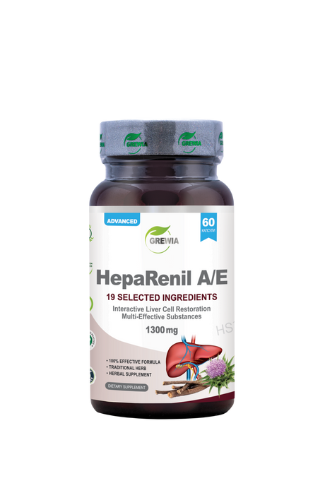 HepaRenil A/E 19 Selected Ingredients Dietary Supplement Formula – 1300 mg, 60 Caps. - Feel You