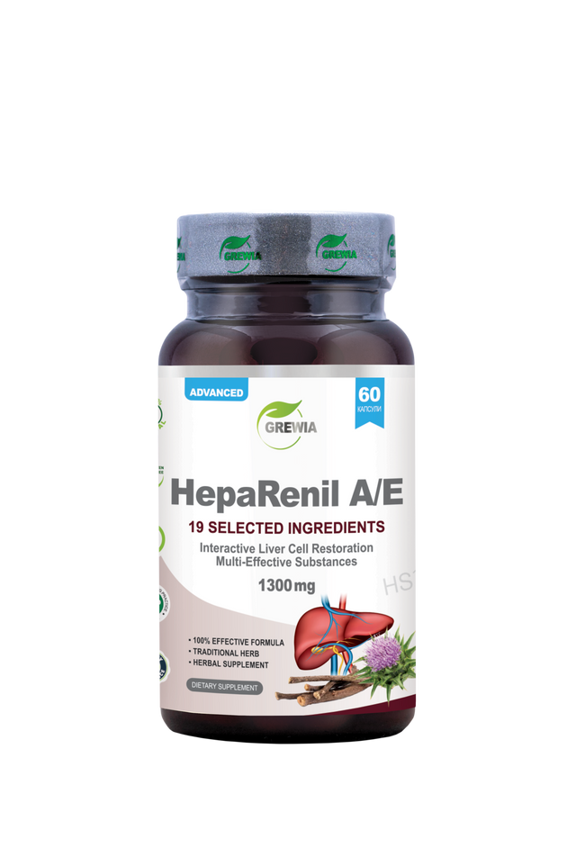HepaRenil A/E 19 Selected Ingredients Dietary Supplement Formula – 1300 mg, 60 Caps. - Feel You