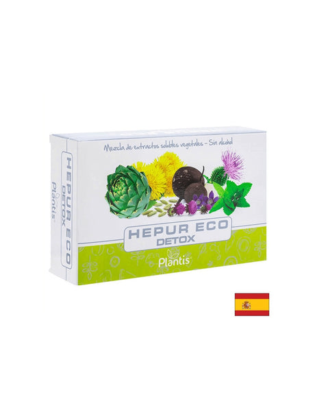 Hepur Eco Detox/ Билков микс за детоксикация, 20 ампули за пиене Artesania - Feel You