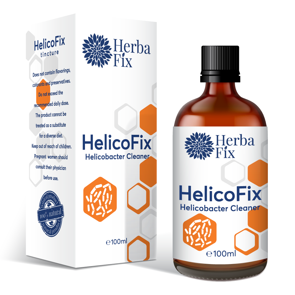 HerbaFix - Хеликофикс За лечение на хеликобактер пилори x100 мл - Feel You