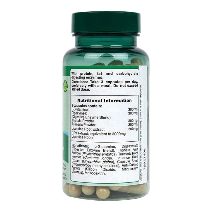 Билкова формула за добро храносмилане (Herbal Digestive and Enzyme Formula) 90 капсули HOLLAND & BARRETT - Feel You