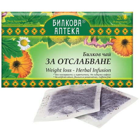 Herbal Tea For Weight Loss - 20 x 30 грама - Feel You
