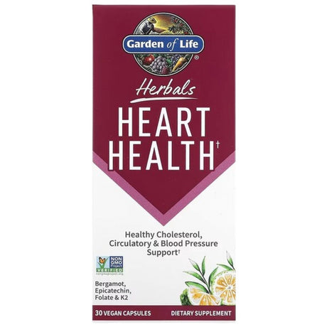 Herbals Heart Health | with Bergamot & K2 - 30 капсули - Feel You