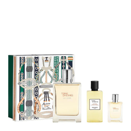 Hermes - Terre d´Hermes Eau Givre Gift set EDP 100 ml, shower gel 80 ml and miniature EDP 12,5 ml - 100ml - Feel You