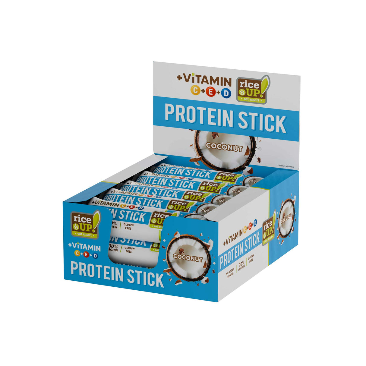 High Protein Vitamin Stick Bar & No Added Sugar - 15 x 40g - Feel You