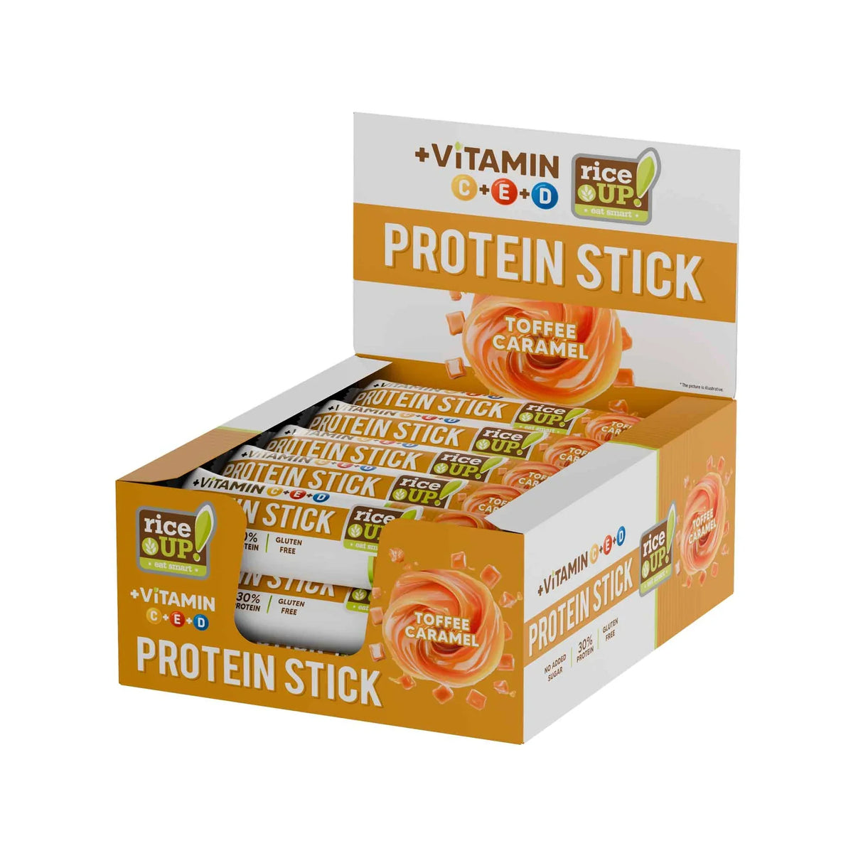 High Protein Vitamin Stick Bar & No Added Sugar - 15 x 40g - Feel You