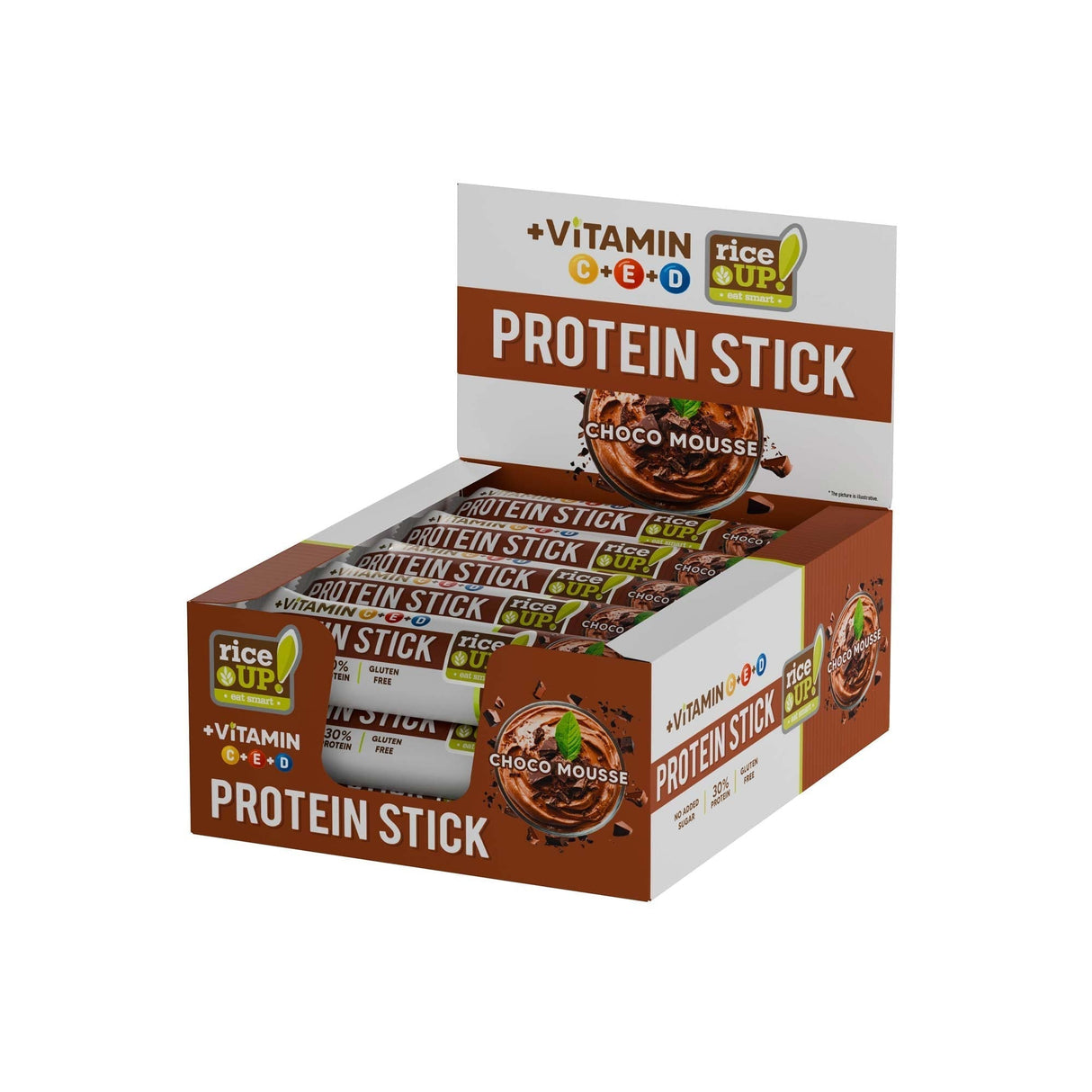 High Protein Vitamin Stick Bar & No Added Sugar - 15 x 40g - Feel You