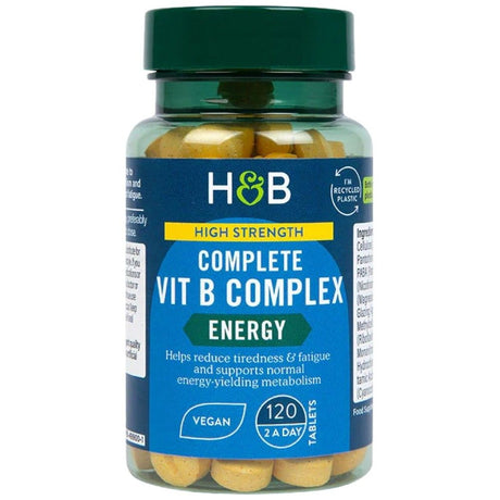 High Strength | Complete Vit B Complex - 120 Таблетки - Feel You