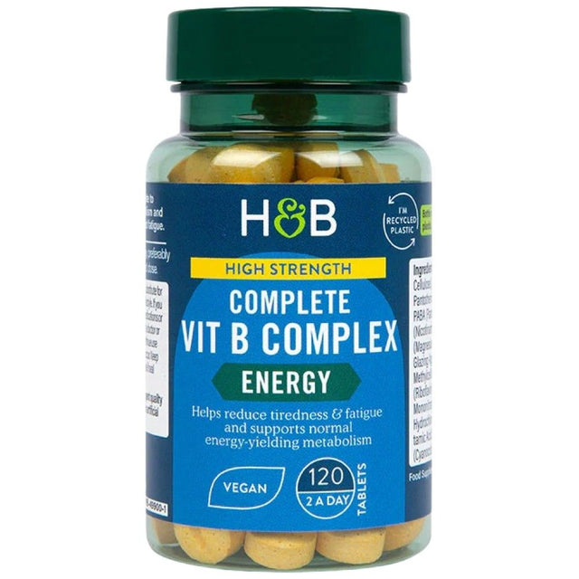 High Strength | Complete Vit B Complex - 120 Таблетки - Feel You