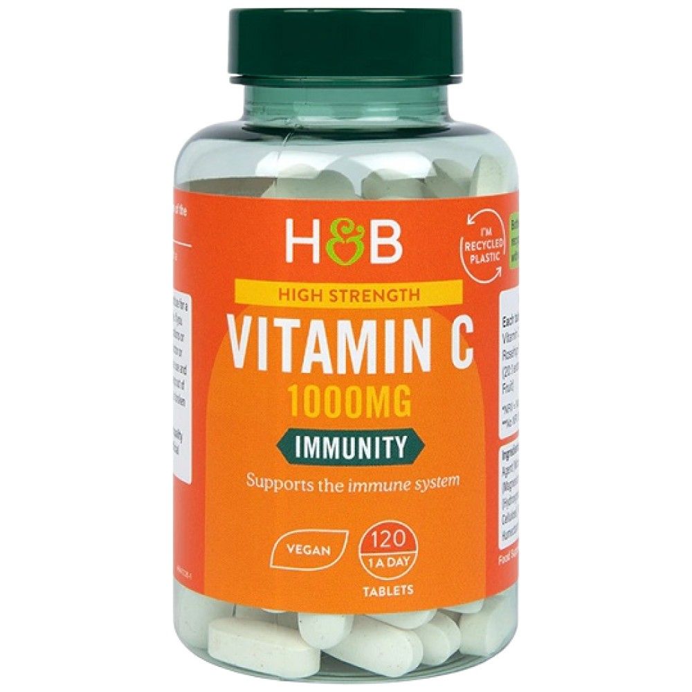 High Strength Vitamin C 1000 mg - 120 Таблетки - Feel You