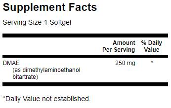 High Potency DMAE 250 mg 30 Гел капсули - Feel You