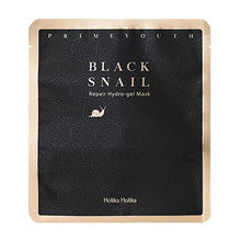 Holika Holika - Black Snail Prime Youth Repair Hydro-gel Mask - 25.0g - Feel You