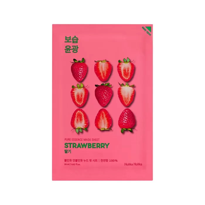 Holika Holika - Pure Essence Mask Sheet Strawberry, 20ml, 1 piece - Feel You