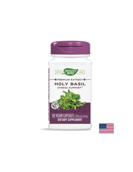 Holy Basil/ Свещен босилек 450 mg х 60 капсули Nature’s Way - Feel You