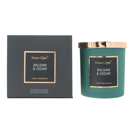 Home Lights, Balsam & Cedar, Scented Candle, 215 g - Feel You