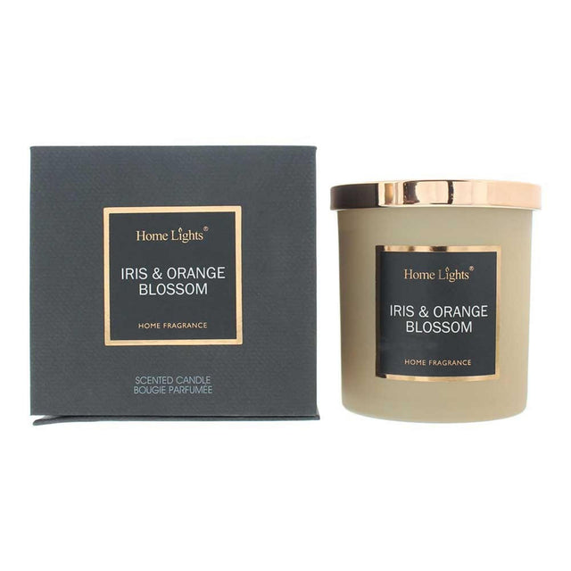 Home Lights, Iris Orange Blossom, Scented Candle, 215 g - Feel You
