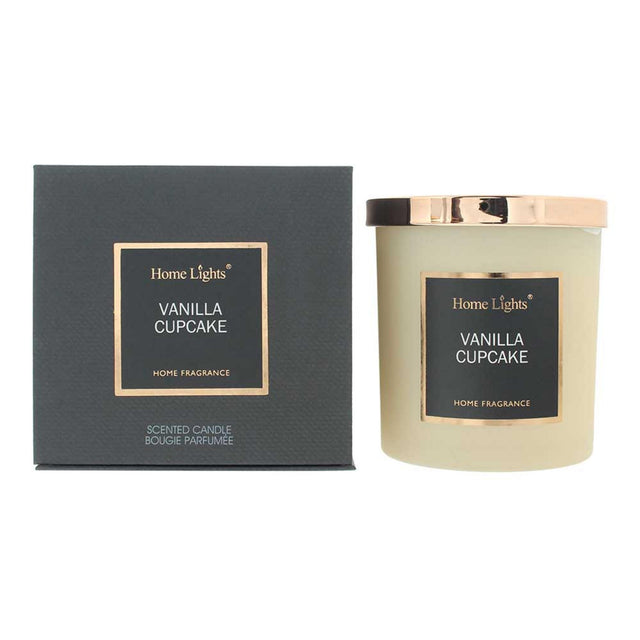 Home Lights, Vanilla Cupcake, Scented Candle, 215 g - Feel You