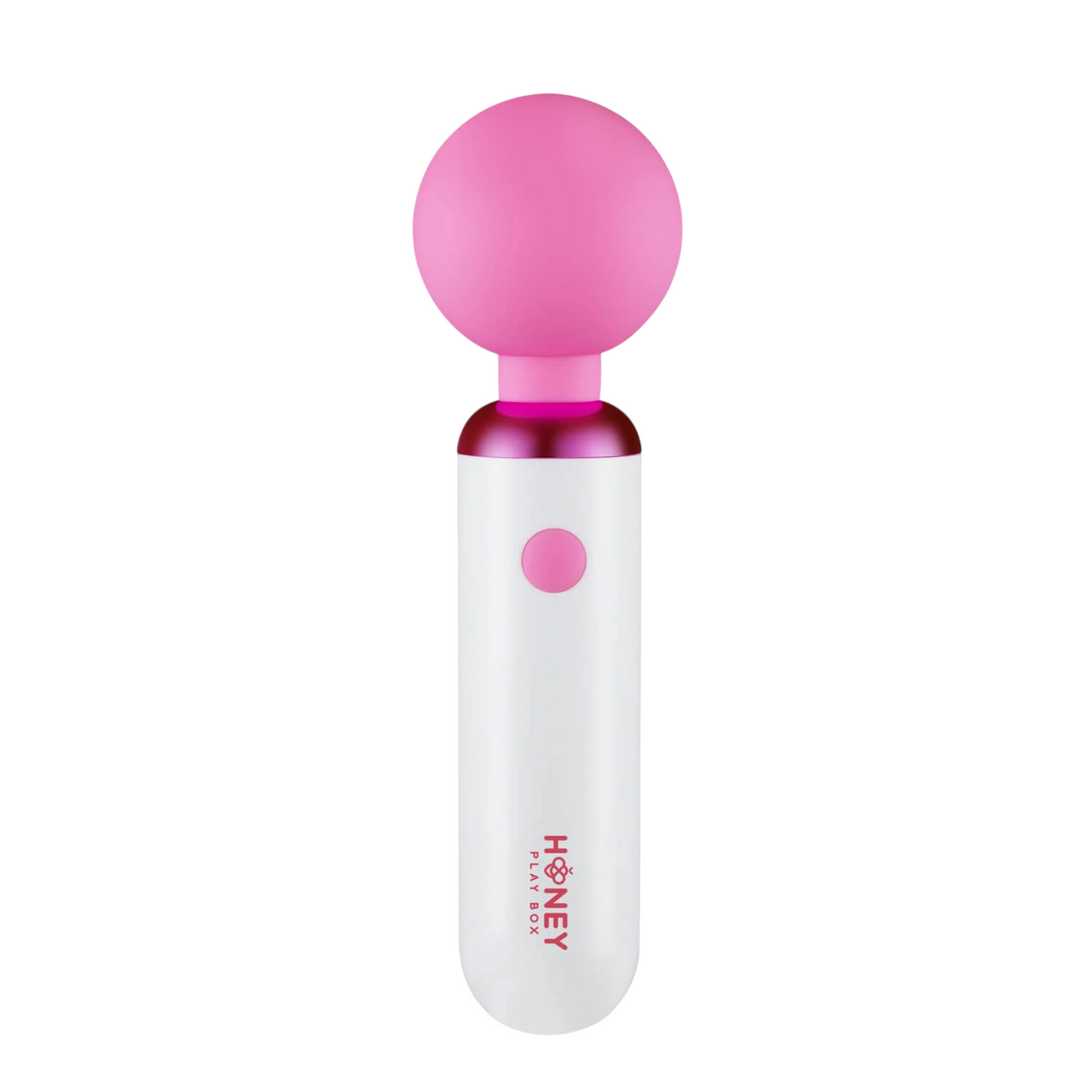 Honey Play Box, Pomi Wand, Clitoral Wand Vibrator, 10 Vibrating Modes, USB Rechargeable, Silicone+ABS, 17.60 × 4.70 × 4.70 cm, White - Feel You