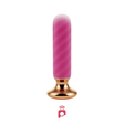 Honey Play Box, Rose Twister, Vibrating Anal Plugs, 10 Vibrating Modes, Hands-Free Remote, Curved, USB Rechargeable, ABS+Medical Silicone, 12.95 × 3.00 cm, Pink - Feel You