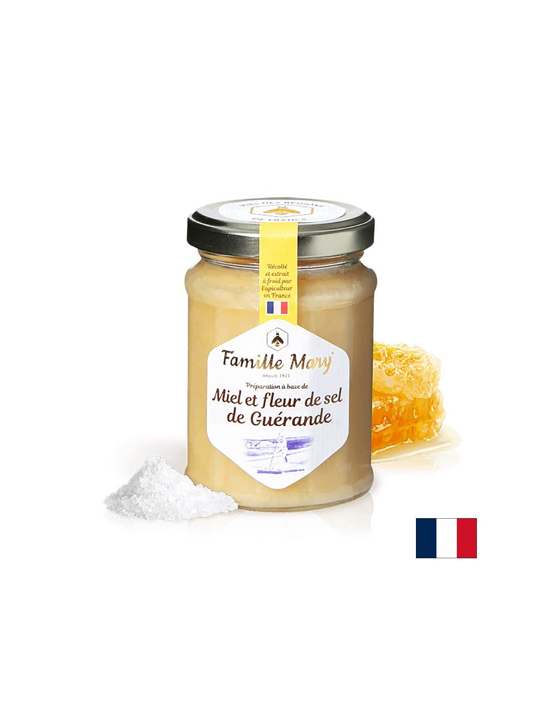 Honey & fleur de sel de Guérande - Мед и морска сол, 230 g - Feel You
