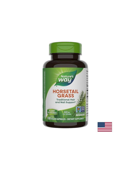 Horsetail Grass/ Полски хвощ (трева) 440 mg x 100 капсули Nature’s Way - Feel You