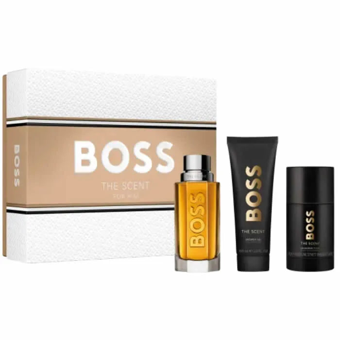Hugo Boss - The Scent Dárková sada EDT 100 ml, deostick The Scent 75 ml a sprchový gel The Scent 100 ml - 100ml - Feel You