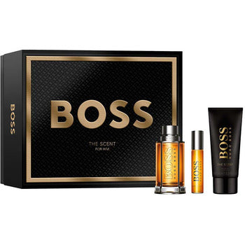 Hugo Boss - The Scent Gift set EDT 100 ml, miniature EDT 10 ml and shower gel 100 ml - 100ml - Feel You