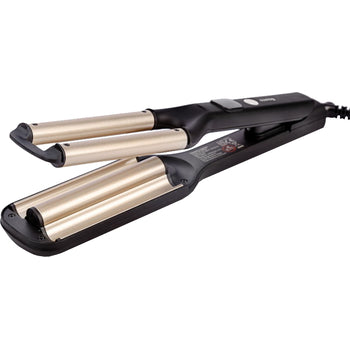 Huslog  - BE-570134 - triple barrel hair waver with display - Feel You