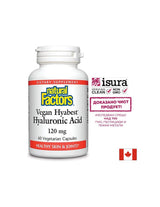 Хиалуронова киселина Hyabest® - За кожата и ставите, 120 mg, 60 капсули Natural Factors - Feel You