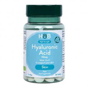 Хиалуронова киселина (Hyaluronic Acid) 50мг 30 таблетки, H&B - Feel You