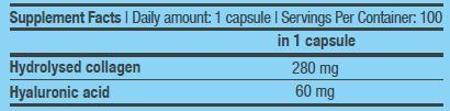 Hyaluronic & Collagen / 100 Caps - Feel You