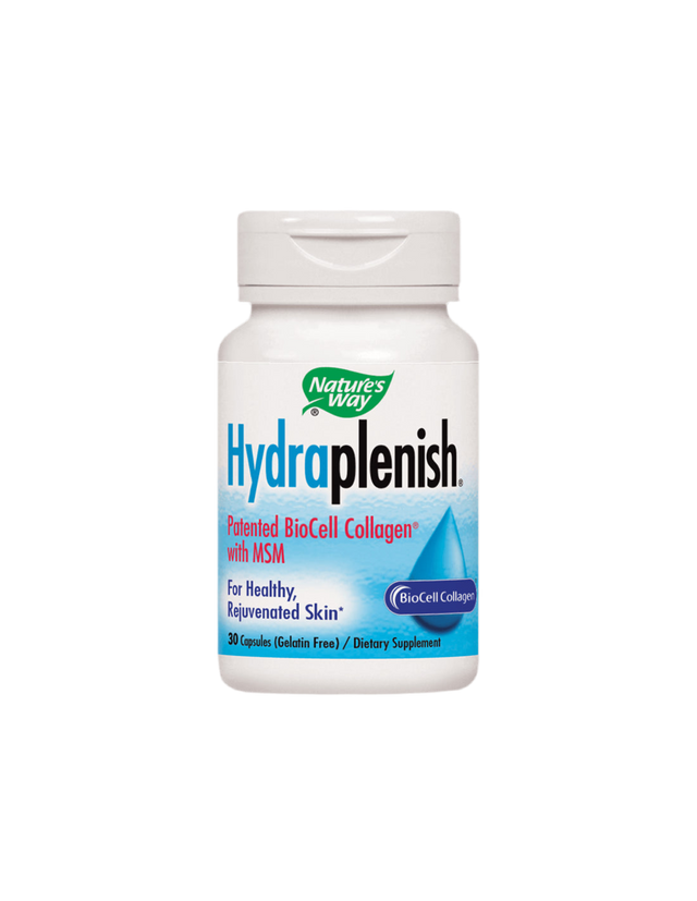 Колаген с хиалуронова киселина и МСМ Hydraplenish® - Красива кожа и здрави стави, 750 mg, 30 капсули Nature’s Way - Feel You