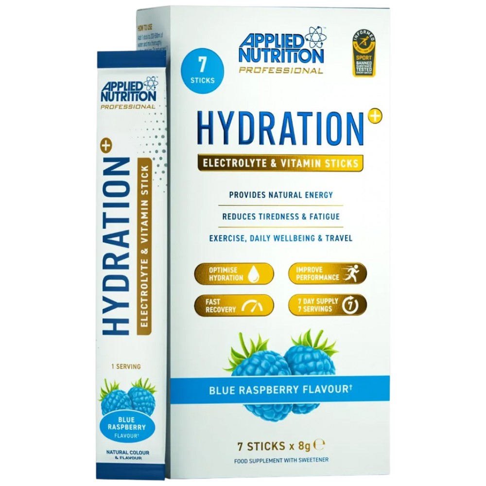 Hydration + Electrolyte & Vitamin Powder Stick Packs - 7 x 8 грама - Feel You