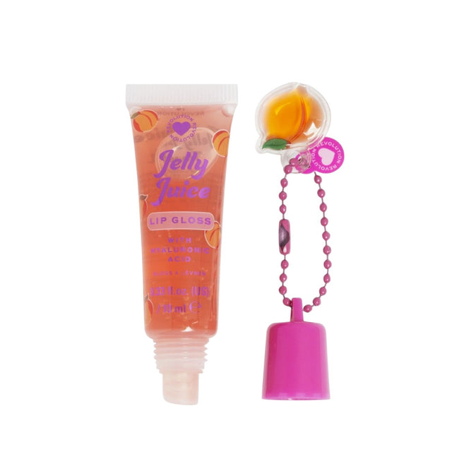 I Heart Revolution, Jelly Juice, Plumping, Lip Gloss, Peach, 10 ml - Feel You