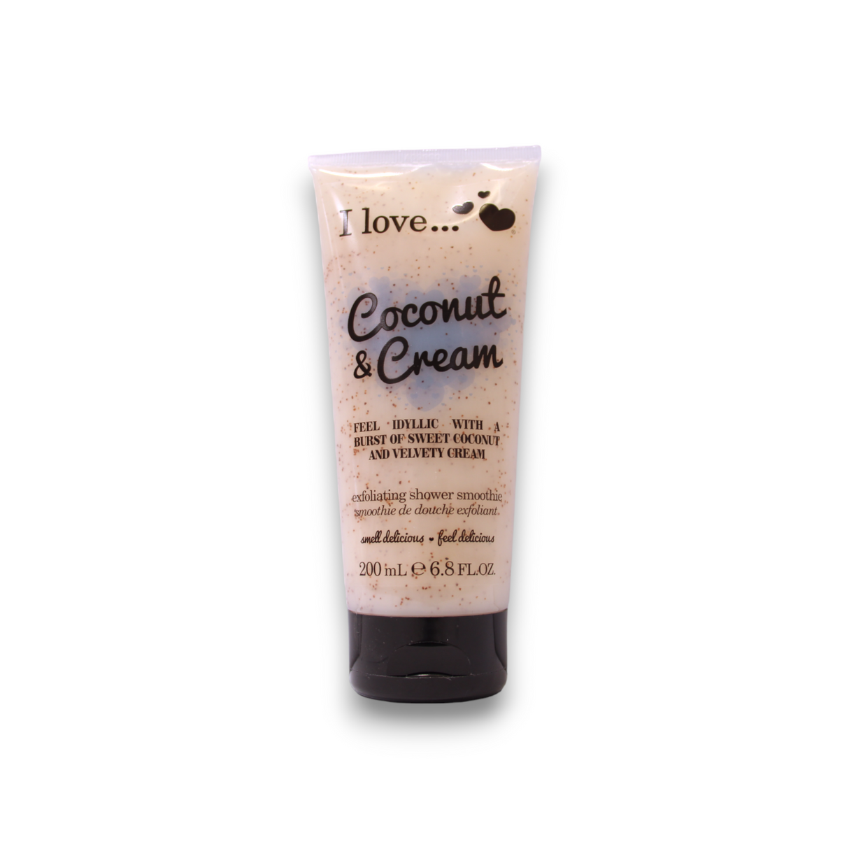 I Love, Coconut & Cream, Exfoliating, Shower Gel, 200 ml - Feel You