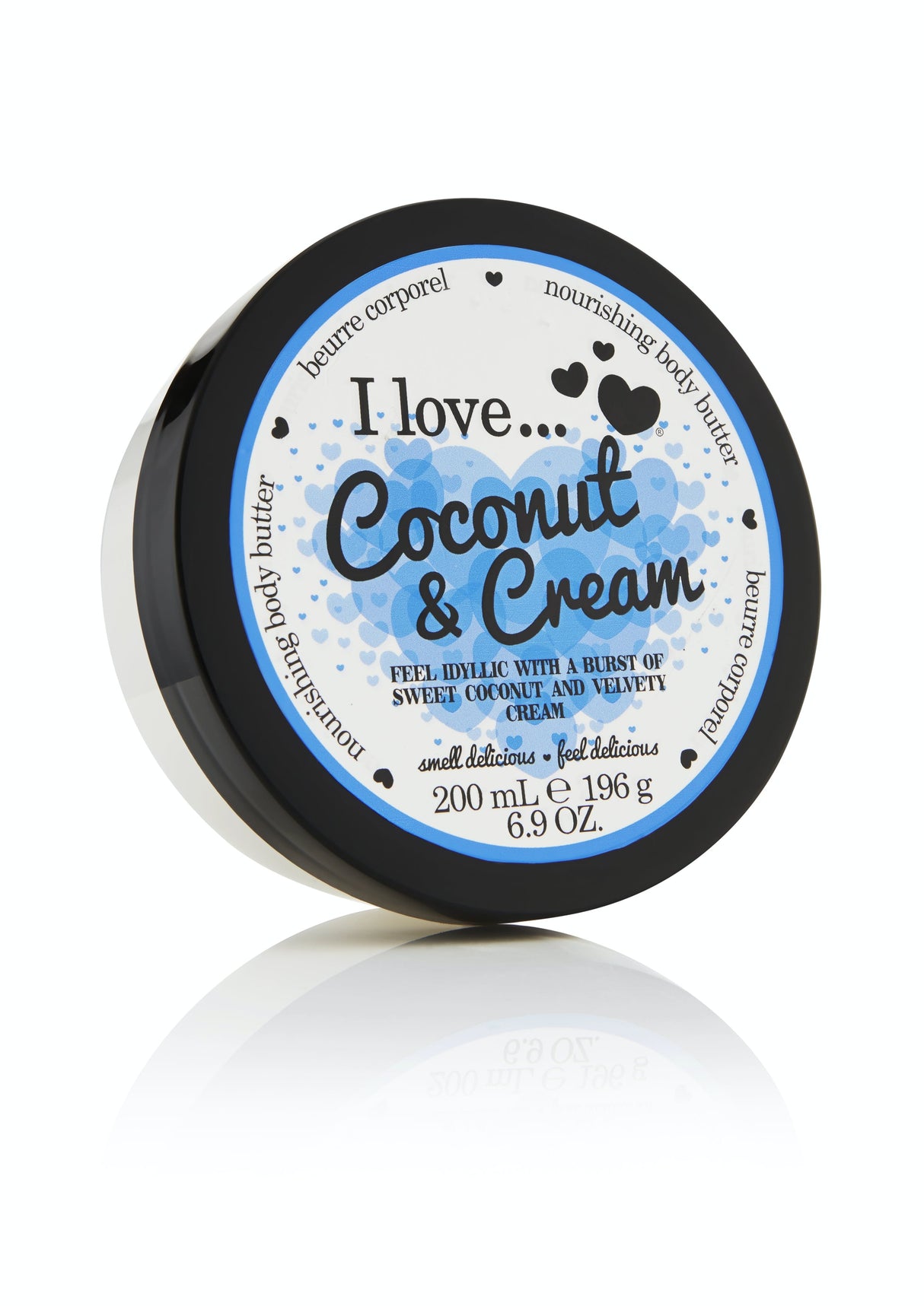 I Love, Coconut & Cream, Hydrating, Body Butter, 200 ml - Feel You