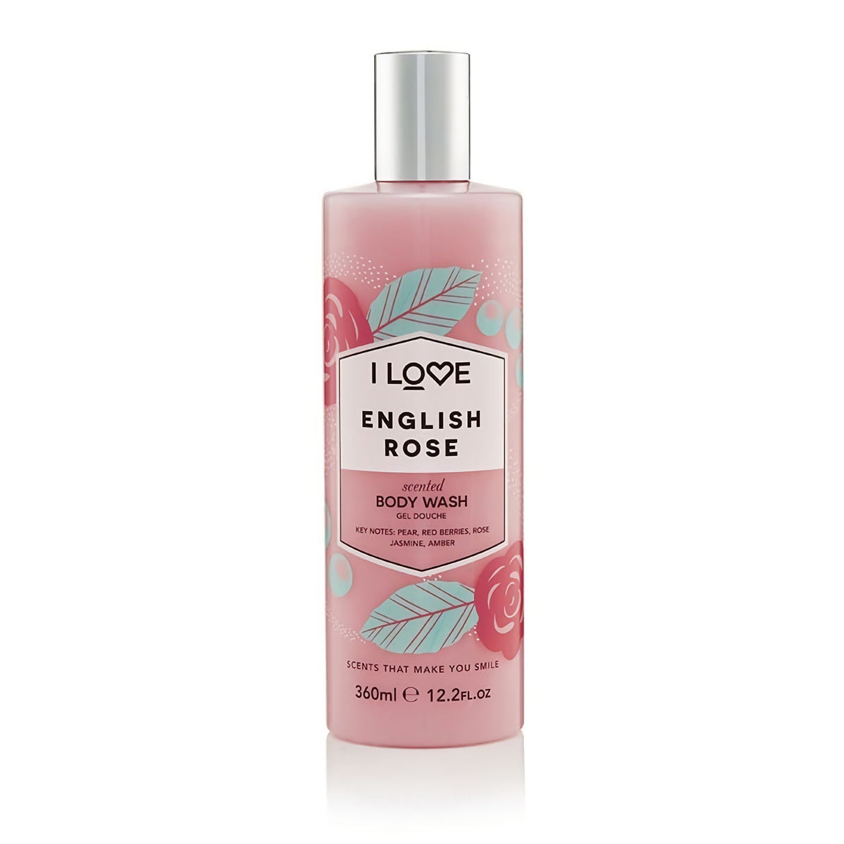 I Love, English Rose, Hydrating, Shower Gel, 360 ml - Feel You