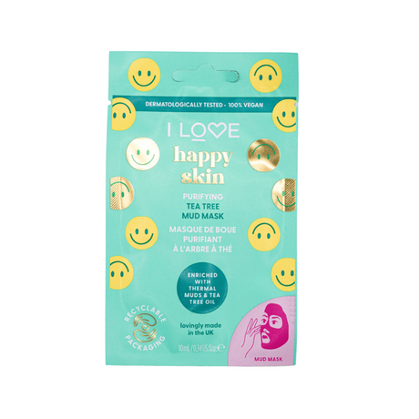 I Love, Happy Skin, Purifying, Sheet Mask, For Face, 10 ml - Feel You