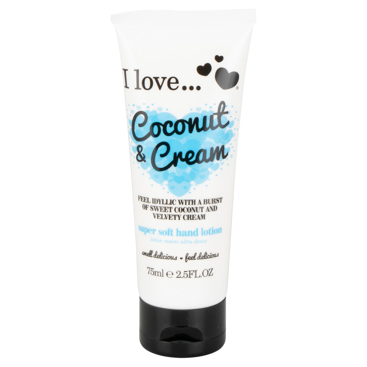 I Love, I Love..., Hydrating, Hand Lotion, Coconut & Cream, 75 ml - Feel You