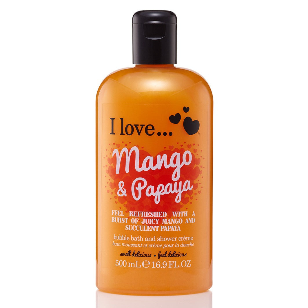 I Love, Mango & Papaya, Cleansing, Shower Gel, 500 ml - Feel You