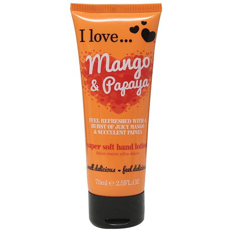 I Love, Originals, Hydrating, Hand Lotion, Mango & Papaya, 75 ml - Feel You
